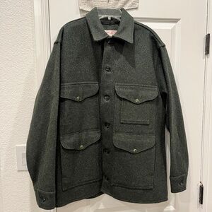 Filson mackinaw wool cruiser jacket men’s sz 42